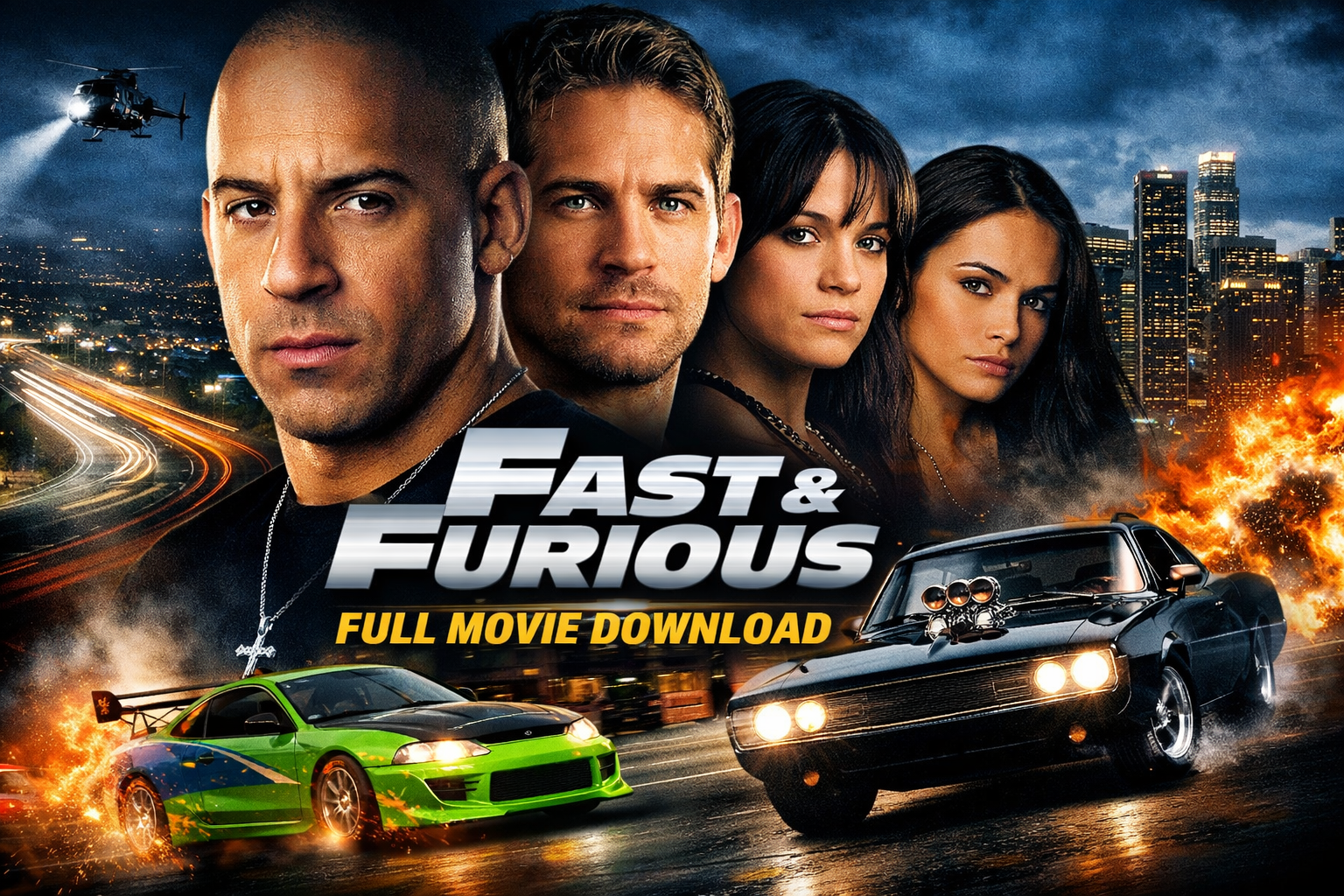 🎬 Fast & Furious (2001) [6.8/10] – Full Movie Download