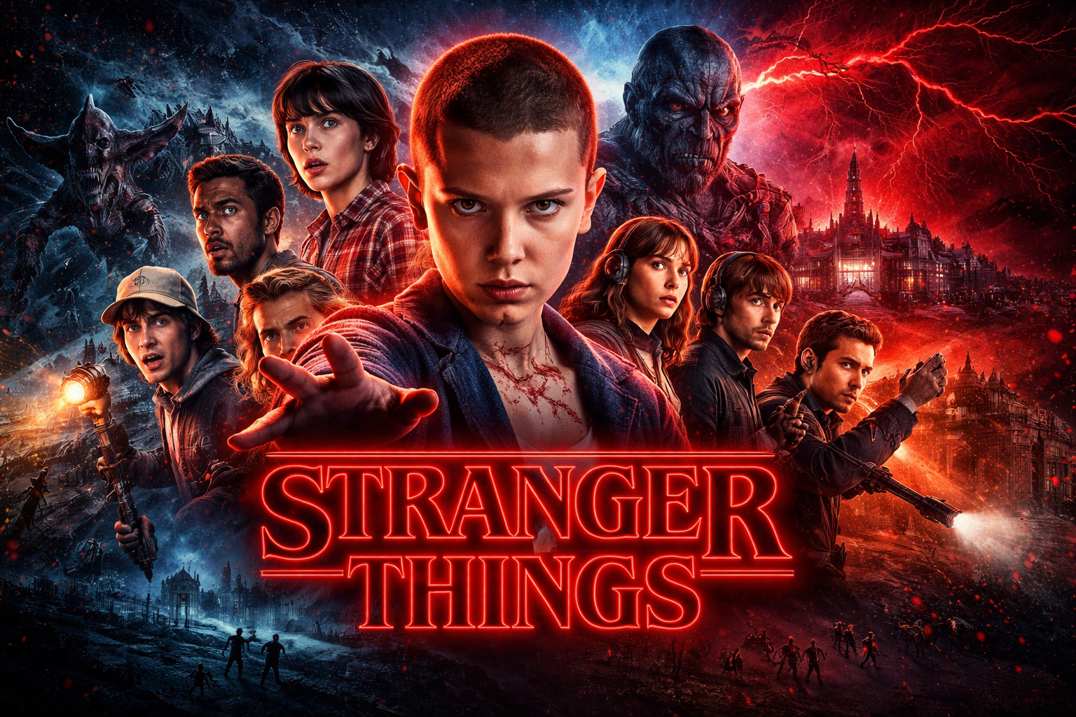 Stranger Things All season 4k, 2k, 1080p